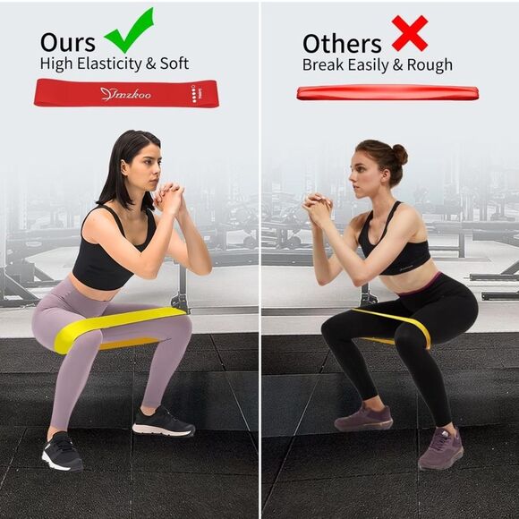 Resistance Yoga Bands Working Out Loop Exercise Workout Fitness, Home Gym 5 SR4 - Picture 6 of 9